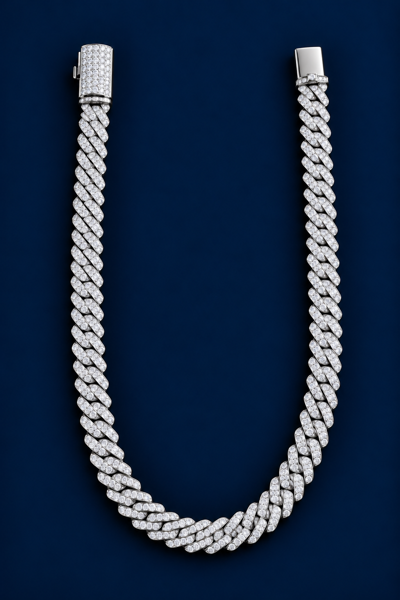 “Iced Out” Miami Cuban Necklace