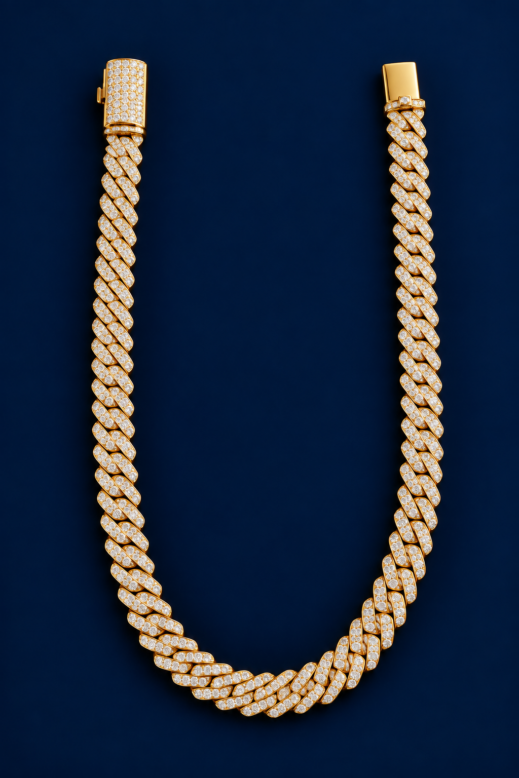 “Iced Out” Miami Cuban Necklace
