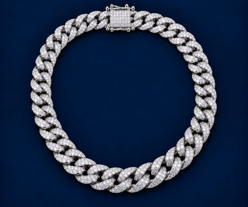 “Iced Out” Cuban Link Necklace