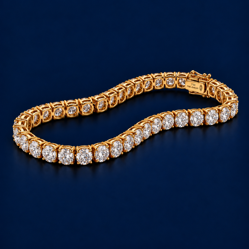 Round Tennis Bracelet