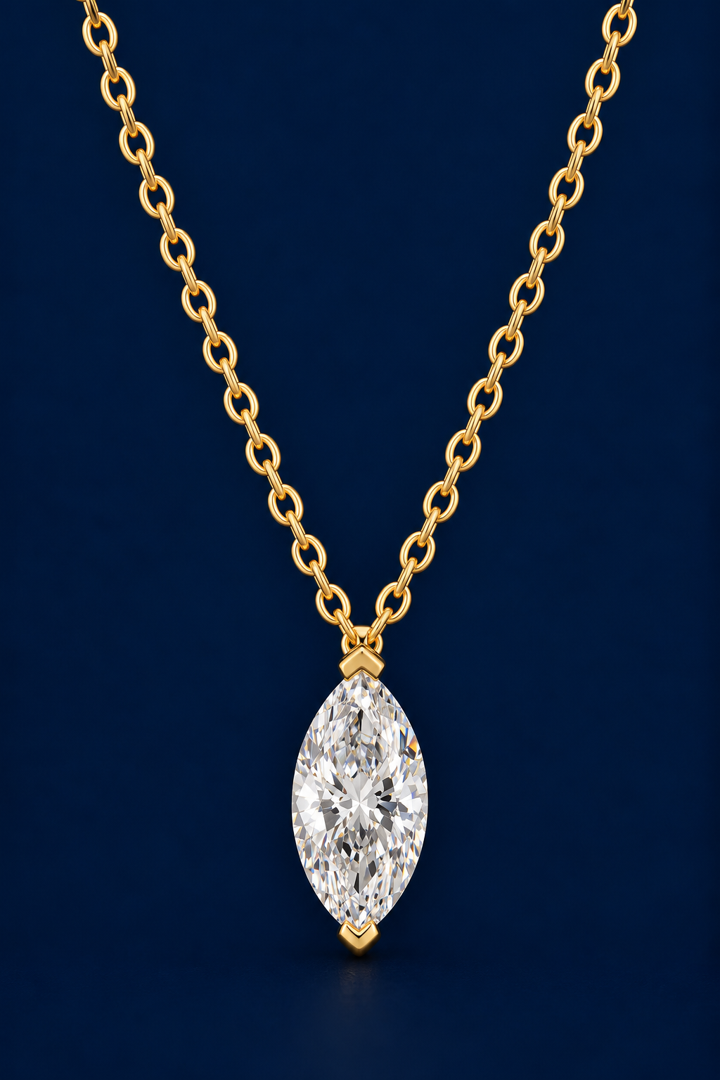 Marquise Diamond Pendant