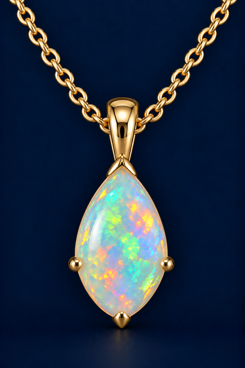 Pear Opal Pendant
