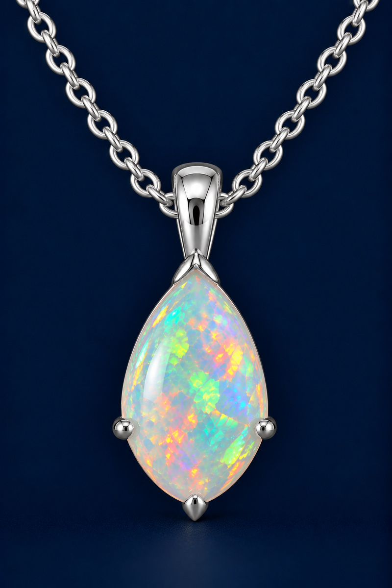 Pear Opal Pendant