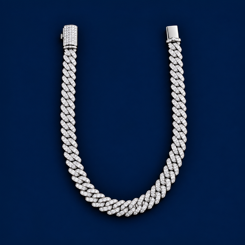 “Iced Out” Miami Cuban Necklace