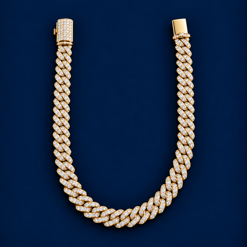 “Iced Out” Miami Cuban Necklace