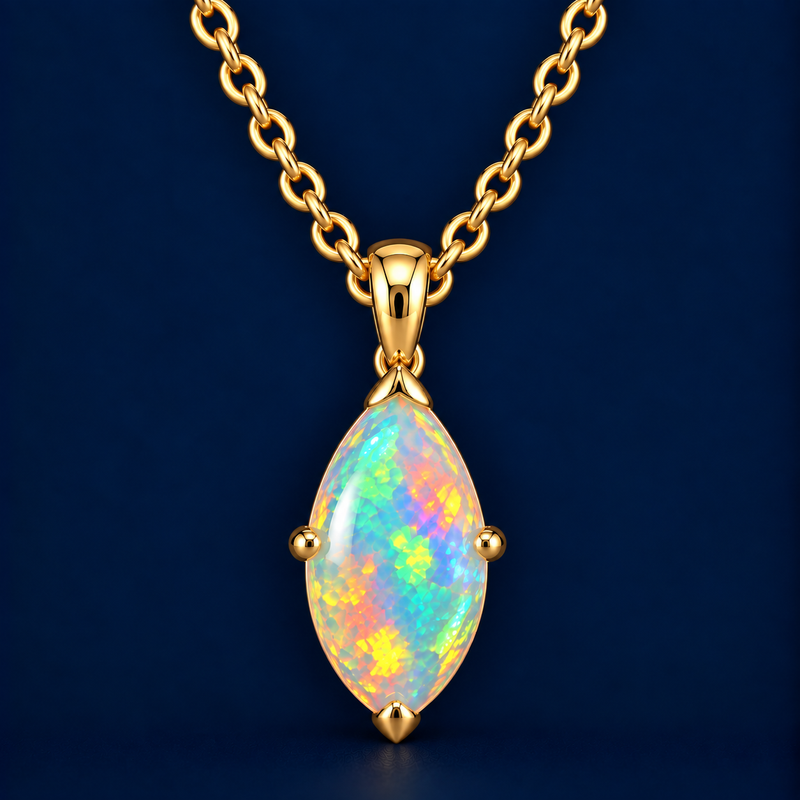 Pear Opal Pendant