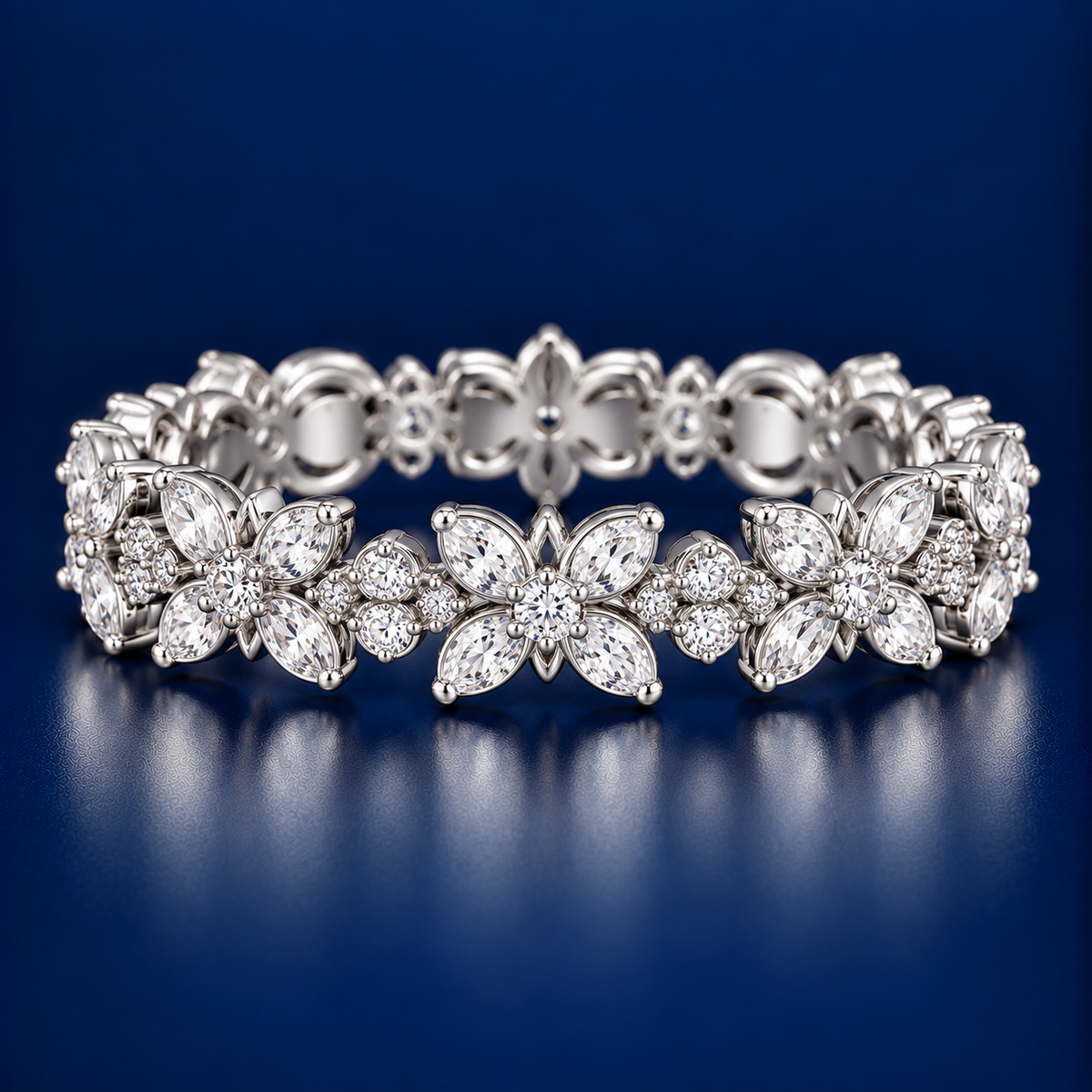Flower Wedding Band