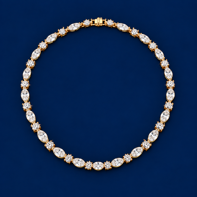 Marquise Diamond Necklace
